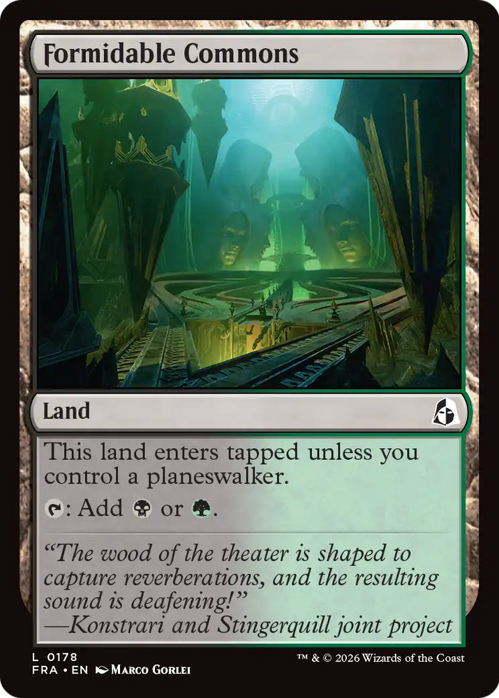 Formidable Commons [Reality Fracture] Magic: The Gathering