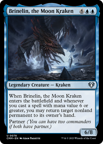 Brinelin, the Moon Kraken [Commander Masters] Magic: The Gathering