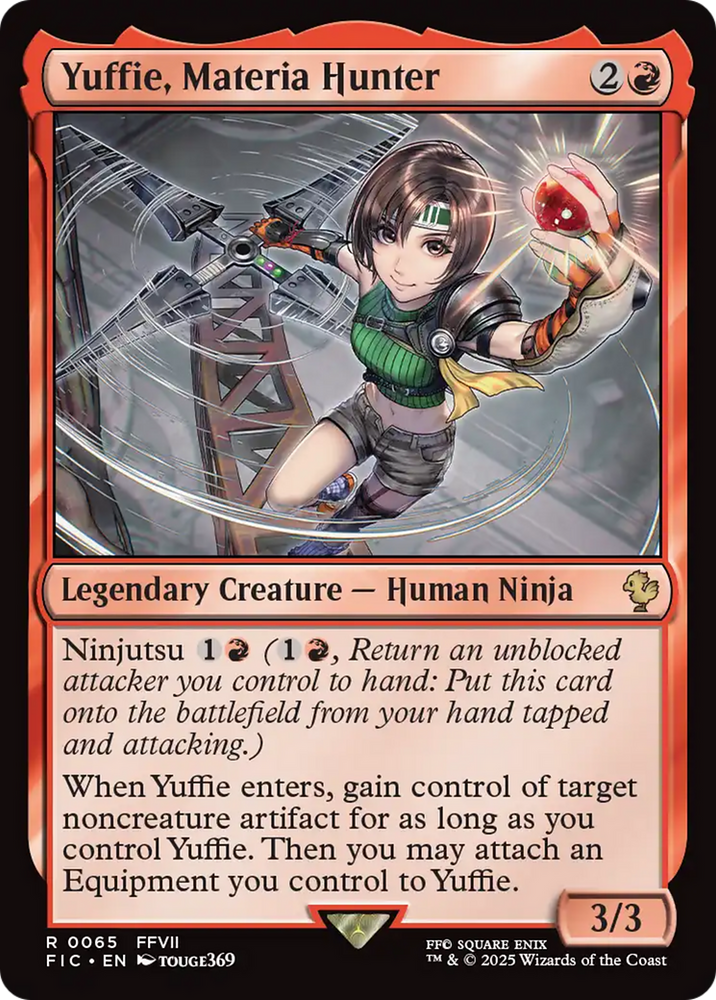 Yuffie, Materia Hunter [FINAL FANTASY Commander] Magic: The Gathering