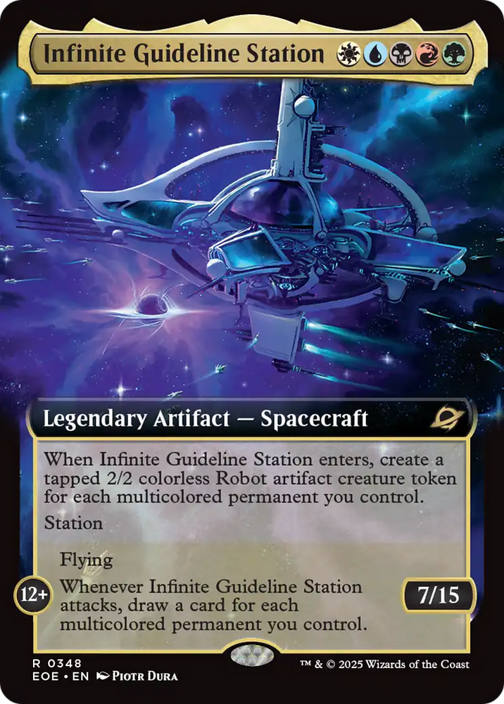 Infinite Guideline Station (Extended Art) [Edge of Eternities] Magic: The Gathering