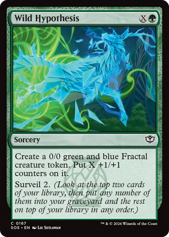 Wild Hypothesis [Secrets of Strixhaven] Magic: The Gathering