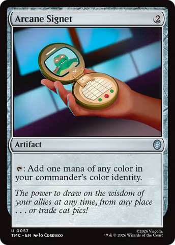 Arcane Signet [Teenage Mutant Ninja Turtles Commander] Magic: The Gathering