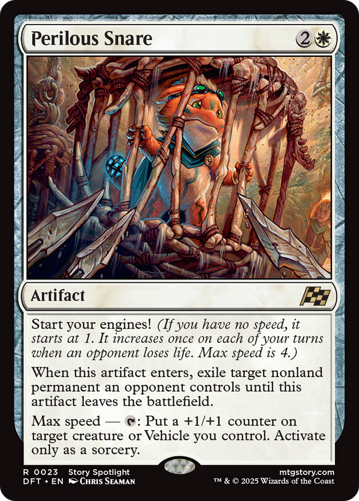Perilous Snare [Aetherdrift] Magic: The Gathering