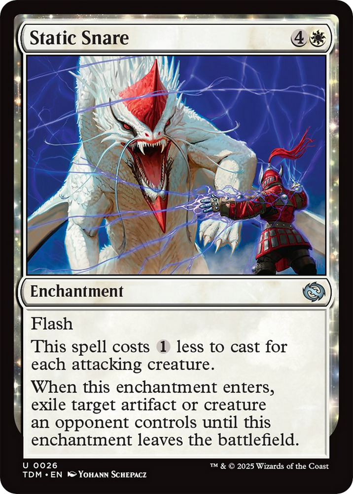 Static Snare [Tarkir: Dragonstorm] Magic: The Gathering