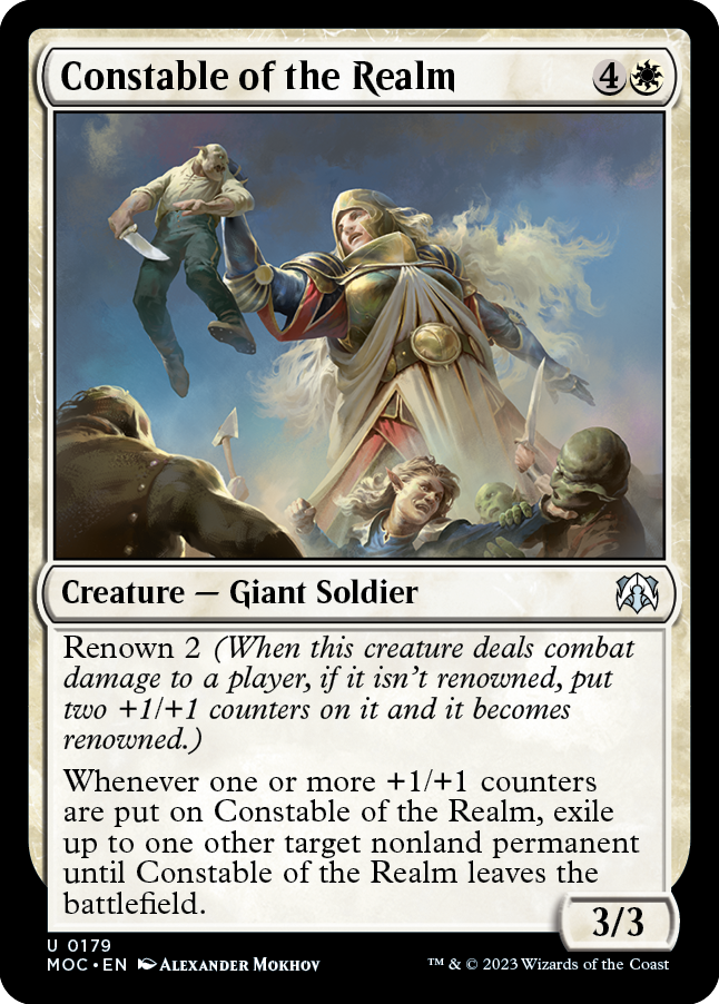 Constable of the Realm [March of the Machine Commander] Magic: The Gathering