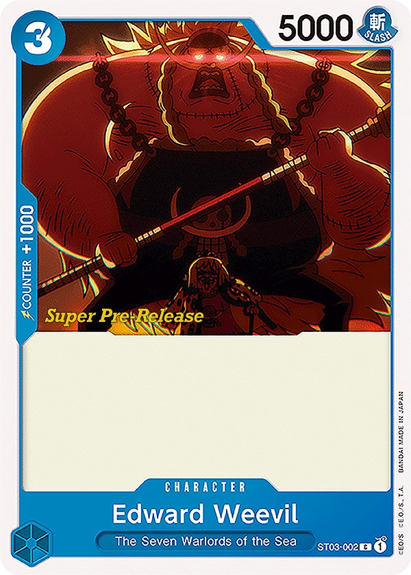 Edward Weevil [Super Pre-Release Starter Deck: The Seven Warlords of the Sea] Bandai