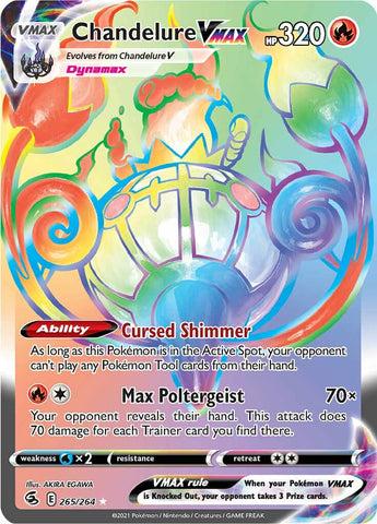 Chandelure VMAX (265/264) [Sword & Shield: Fusion Strike] Pokémon