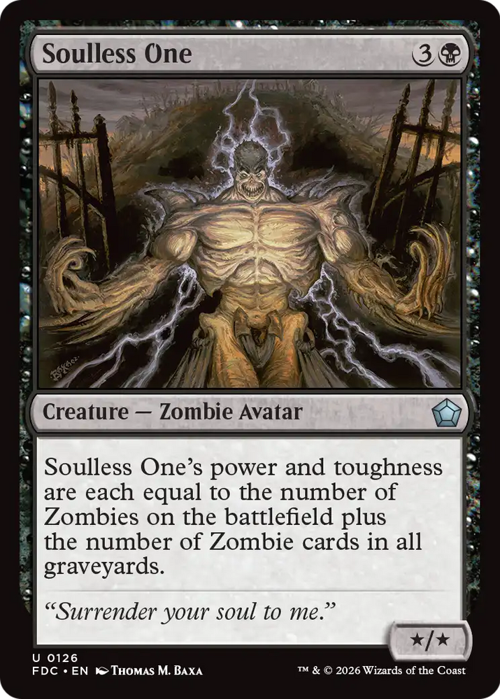 Soulless One [Foundations Commander] Magic: The Gathering