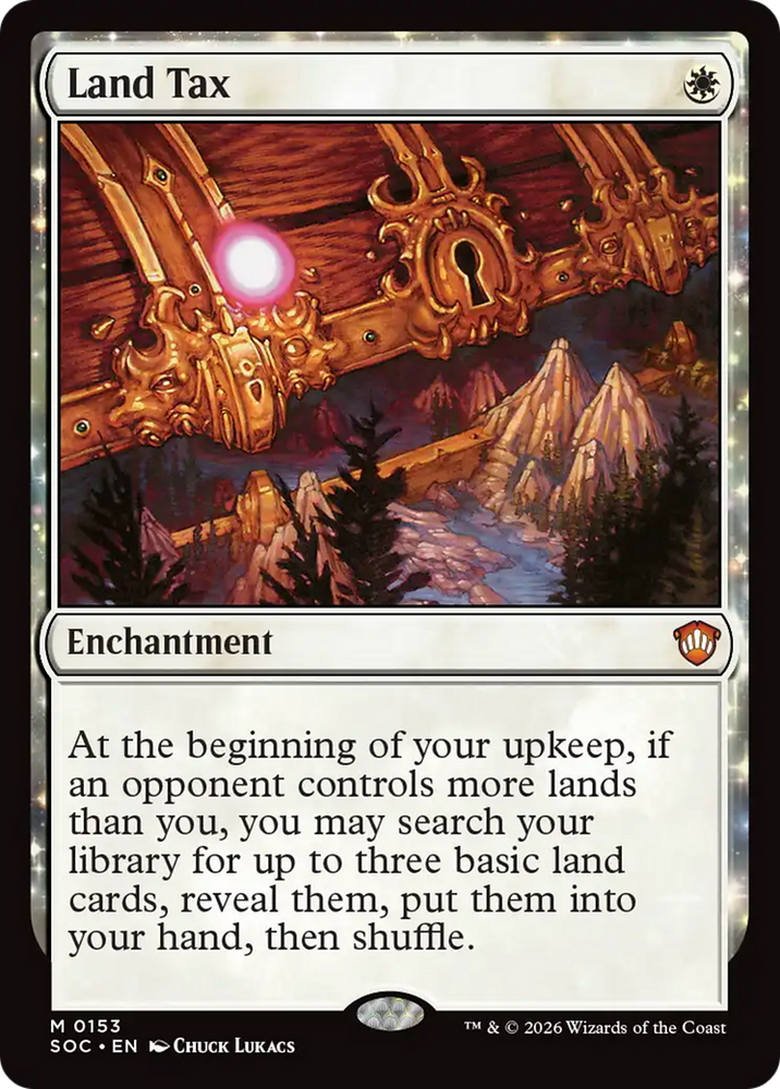 Land Tax [Secrets of Strixhaven Commander] Magic: The Gathering