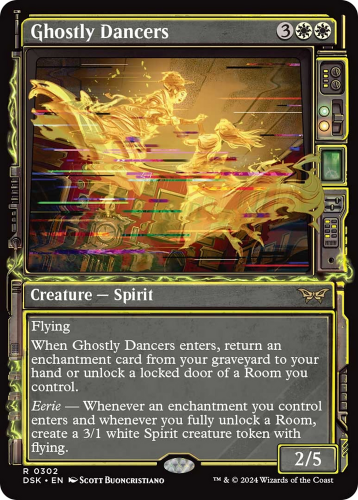 Ghostly Dancers (Showcase) [Duskmourn: House of Horror] Magic: The Gathering