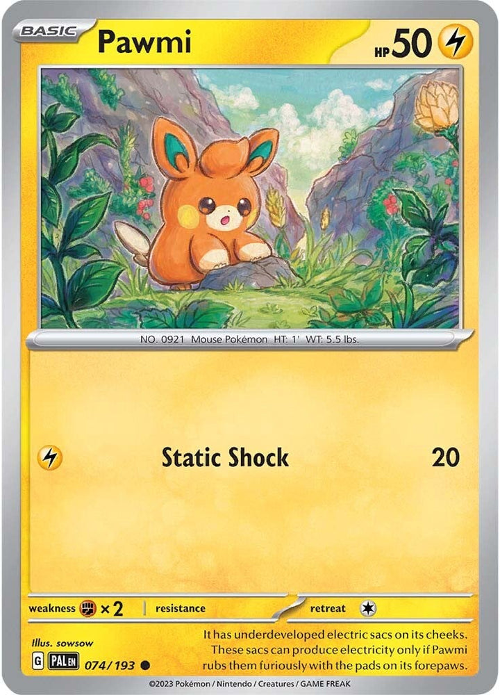 Pawmi (074/193) [Scarlet & Violet: Paldea Evolved] Pokémon