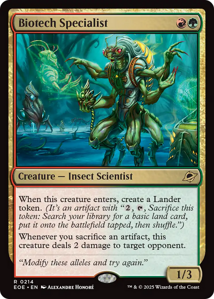 Biotech Specialist [Edge of Eternities] Magic: The Gathering