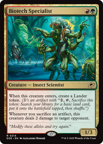 Biotech Specialist [Edge of Eternities] Magic: The Gathering