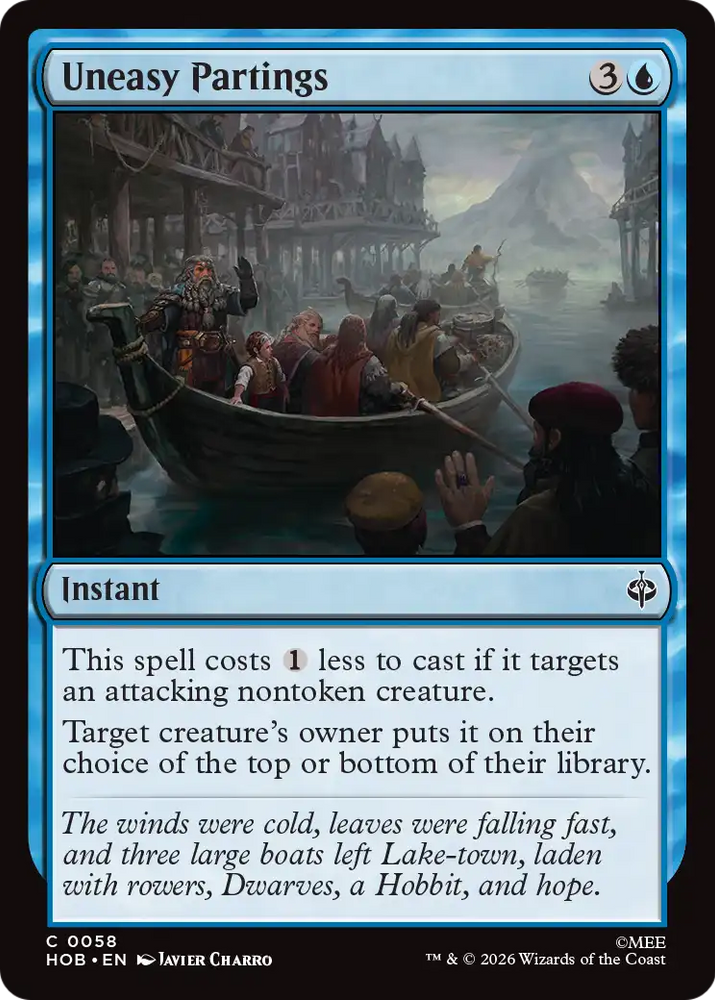 Uneasy Partings [The Hobbit] Magic: The Gathering