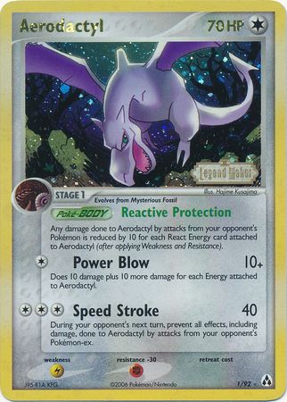 Aerodactyl (1/92) (Stamped) [EX: Legend Maker] Pokémon