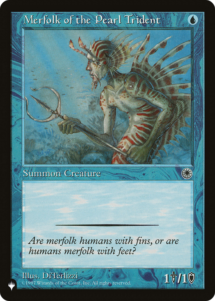 Merfolk of the Pearl Trident [The List] Magic: The Gathering