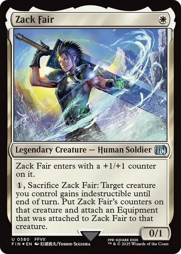 Zack Fair (Surge Foil) [FINAL FANTASY] Magic: The Gathering