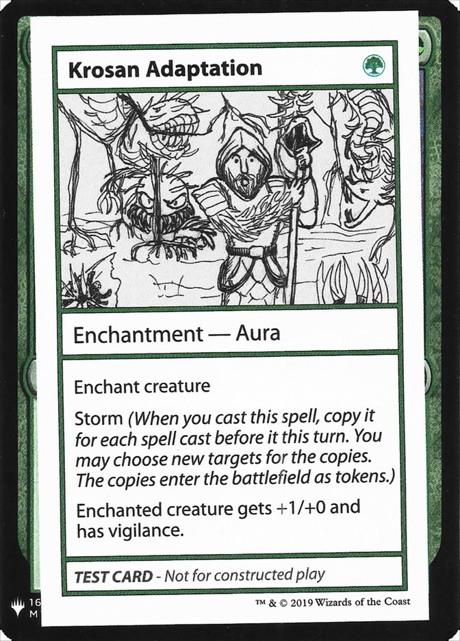 Krosan Adaptation [Mystery Booster Playtest Cards] Magic: The Gathering
