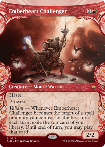 Emberheart Challenger (Showcase) [Bloomburrow] Magic: The Gathering