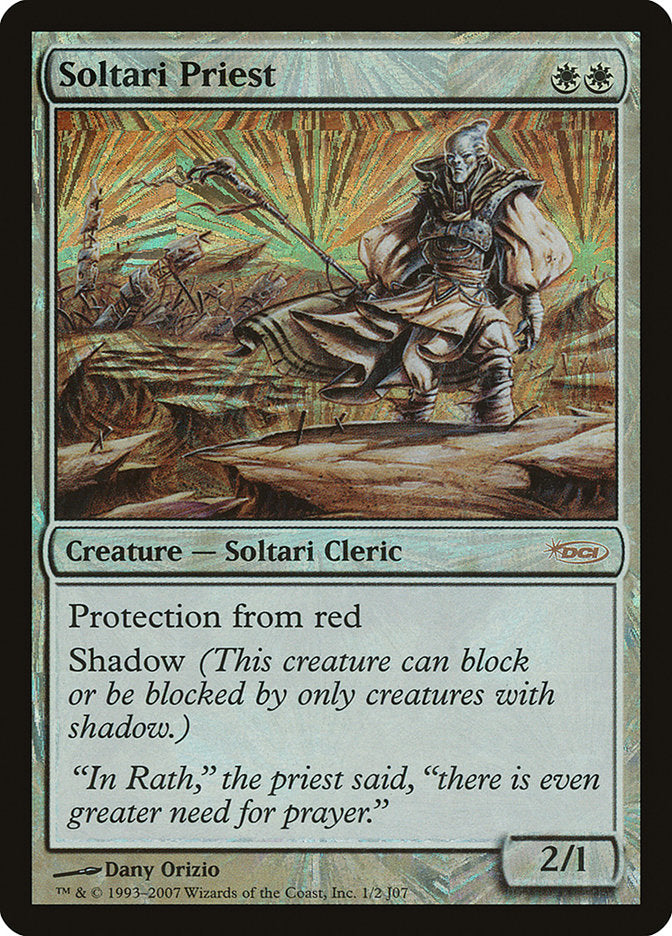 Soltari Priest [Junior Super Series] Magic: The Gathering