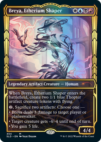 Breya, Etherium Shaper (Showcase Gilded Foil) [Secret Lair Drop Series] Magic: The Gathering