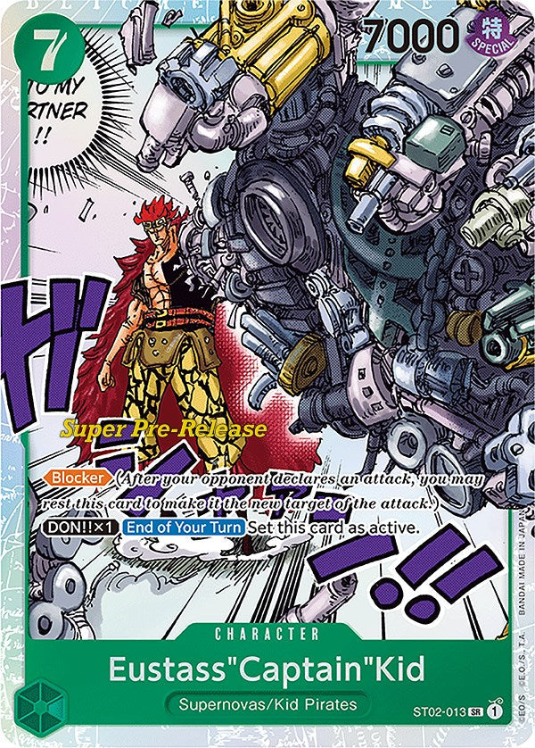 Eustass"Captain"Kid (013) [Super Pre-Release Starter Deck: Worst Generation] Bandai