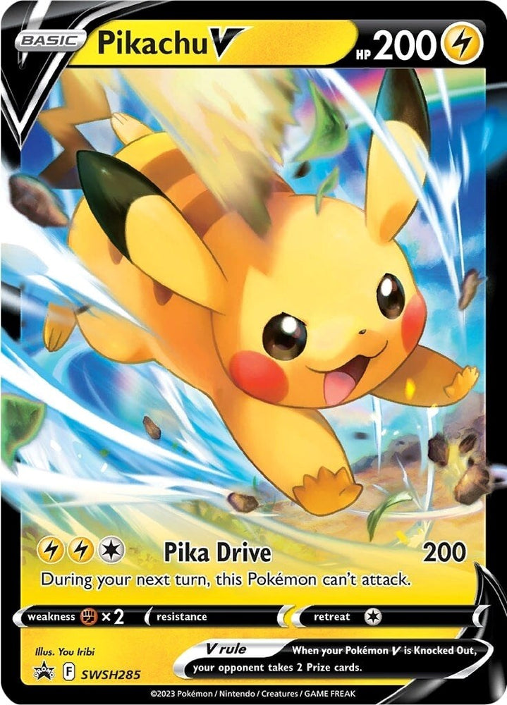 Pikachu V (SWSH285) [Sword & Shield: Black Star Promos] Pokémon