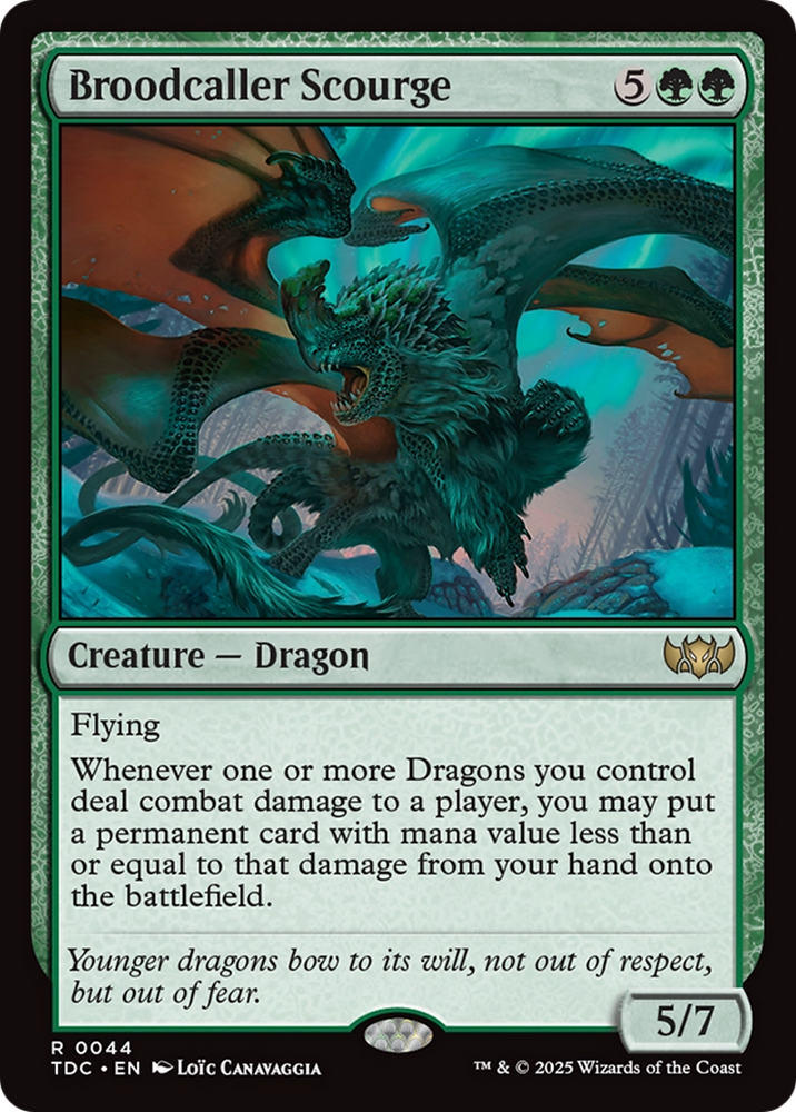 Broodcaller Scourge [Tarkir: Dragonstorm Commander] Magic: The Gathering