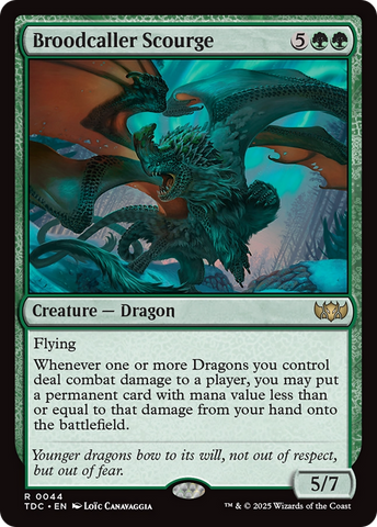 Broodcaller Scourge [Tarkir: Dragonstorm Commander] Magic: The Gathering