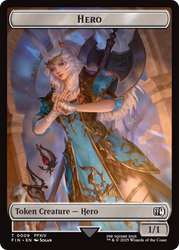 Hero (0009) // Elemental Double-Sided Token [FINAL FANTASY Tokens] Magic: The Gathering