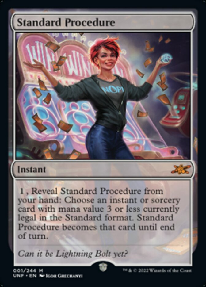 Standard Procedure [Unfinity] Magic: The Gathering