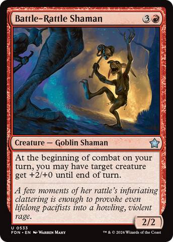 Battle-Rattle Shaman [Foundations] Magic: The Gathering