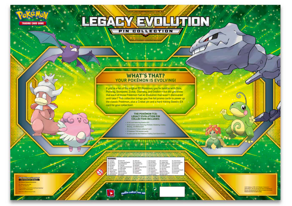 Pin Collection (Legacy Evolution) Pokémon