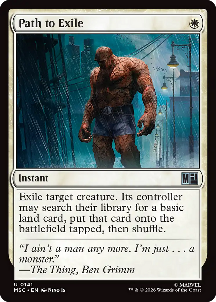 Path to Exile (Surge Foil) [Marvel Super Heroes Commander] Magic: The Gathering
