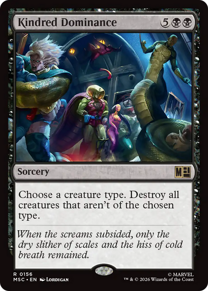 Kindred Dominance [Marvel Super Heroes Commander] Magic: The Gathering