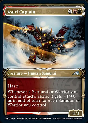 Asari Captain (Showcase Samurai) [Kamigawa: Neon Dynasty] Magic: The Gathering