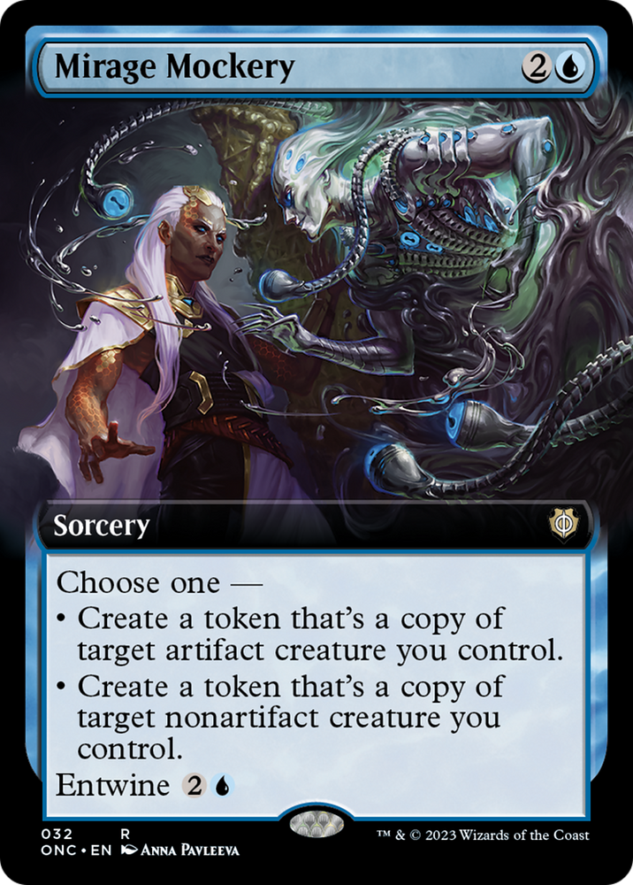 Mirage Mockery (Extended Art) [Phyrexia: All Will Be One Commander] Magic: The Gathering