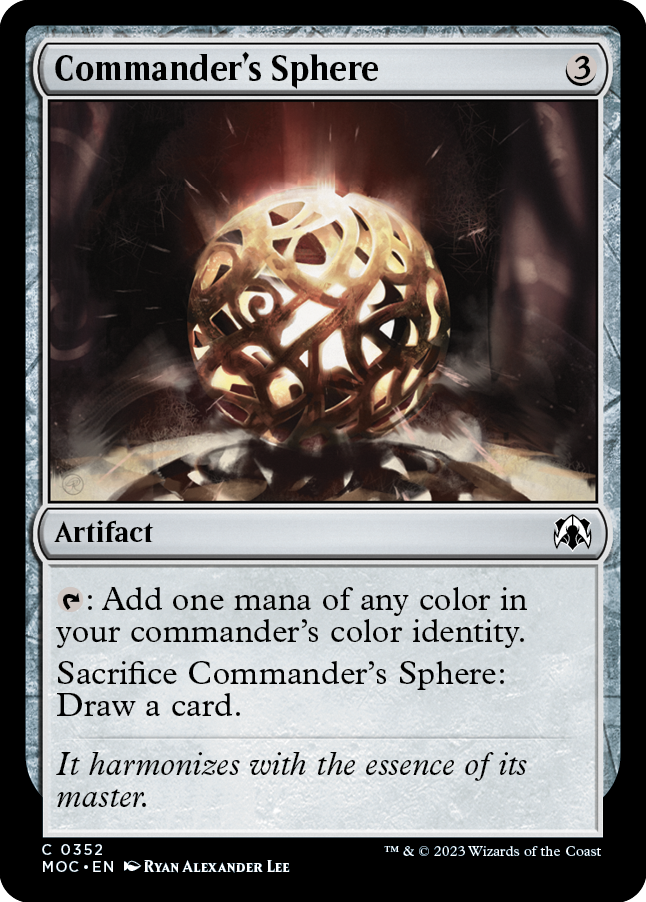Commander's Sphere [March of the Machine Commander] Magic: The Gathering