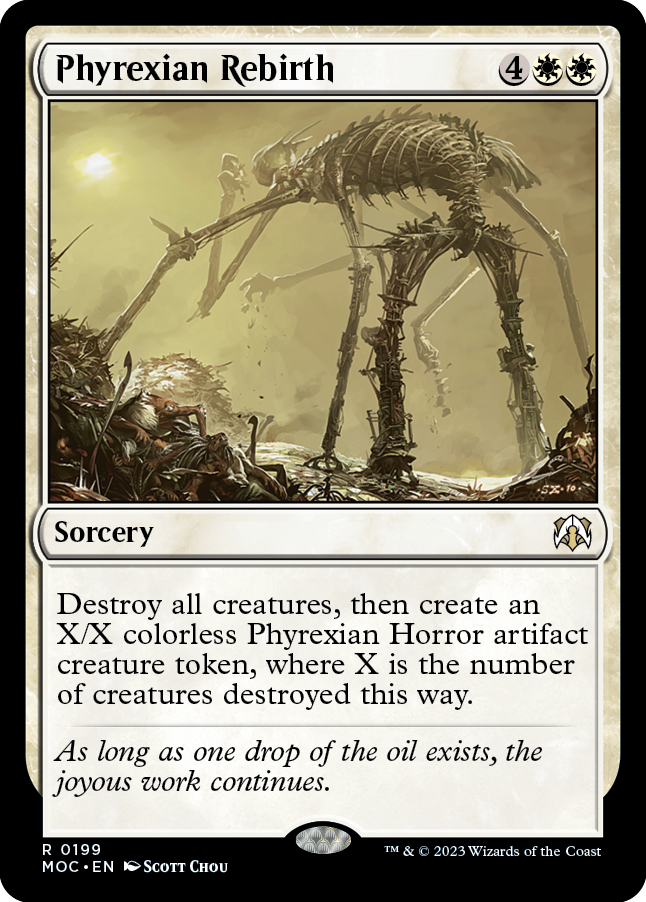 Phyrexian Rebirth [March of the Machine Commander] Magic: The Gathering