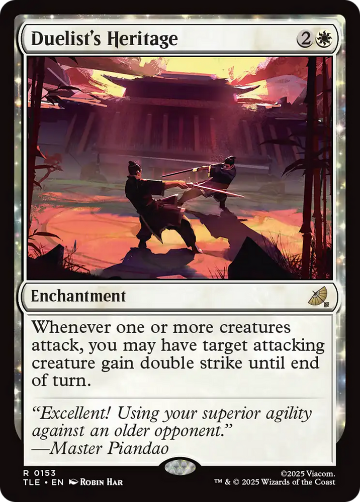 Duelist's Heritage [Avatar: The Last Airbender: Eternal-Legal] Magic: The Gathering