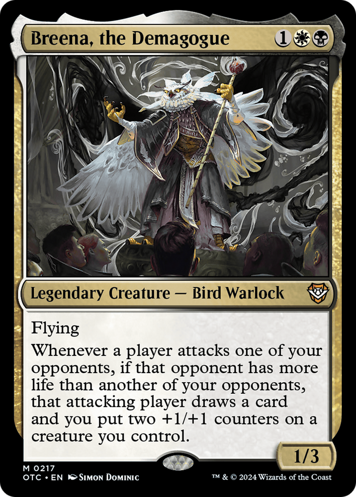 Breena, the Demagogue [Outlaws of Thunder Junction Commander] Magic: The Gathering