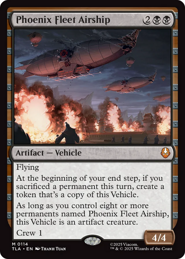 Phoenix Fleet Airship [Avatar: The Last Airbender] Magic: The Gathering