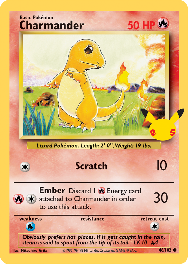 Charmander (46/102) (Jumbo Card) [First Partner Pack] Pokémon