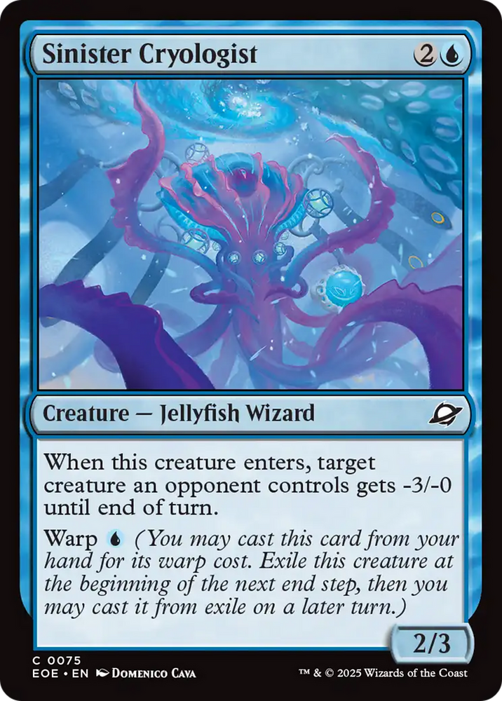 Sinister Cryologist [Edge of Eternities] Magic: The Gathering