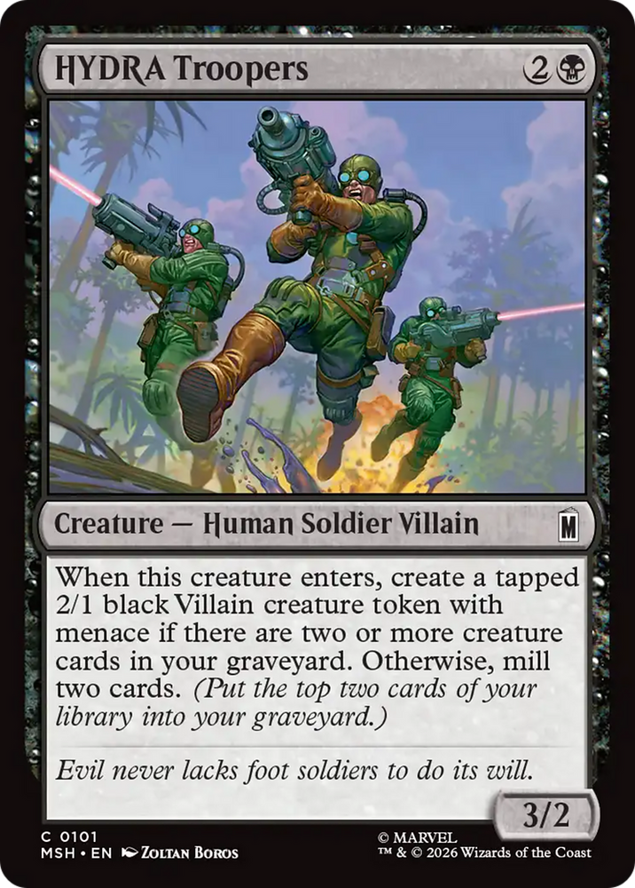 HYDRA Troopers [Marvel Super Heroes] Magic: The Gathering