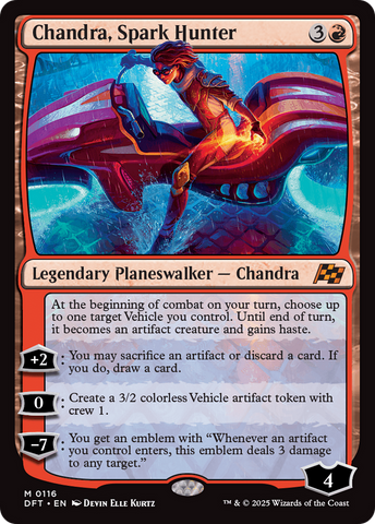Chandra, Spark Hunter [Aetherdrift] Magic: The Gathering