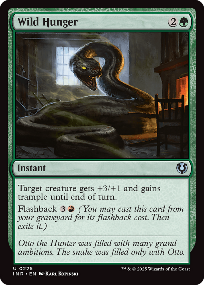 Wild Hunger [Innistrad Remastered] Magic: The Gathering