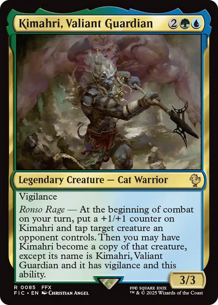 Kimahri, Valiant Guardian [FINAL FANTASY Commander] Magic: The Gathering