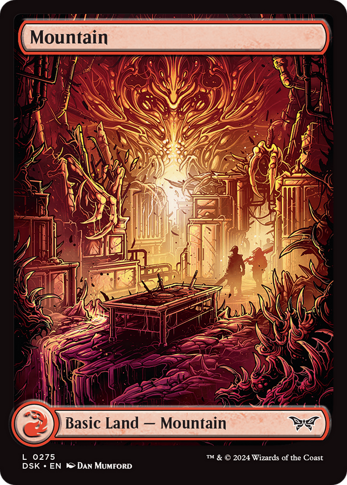 Mountain (275) - Full Art [Duskmourn: House of Horror] Magic: The Gathering