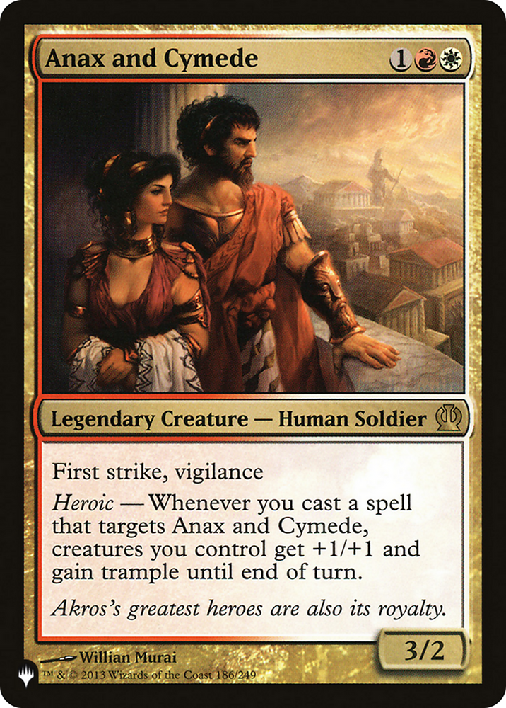 Anax and Cymede [The List] Magic: The Gathering